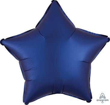 39962 Satin Luxe Navy Star