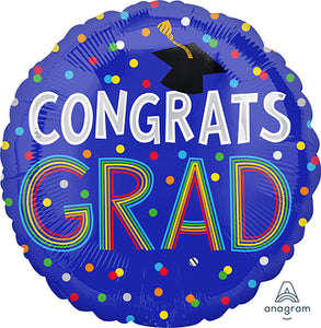 40939 Congrats Grad Colorful Dots