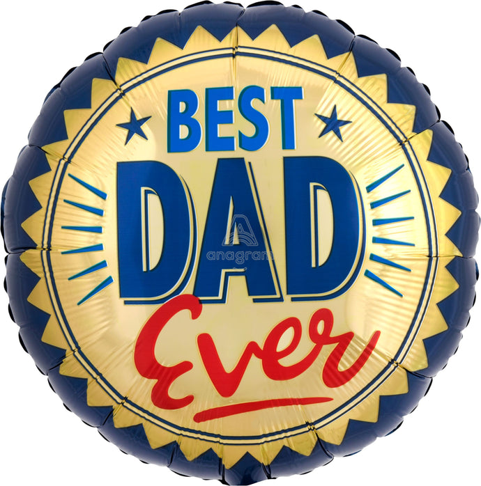 40964 Best Dad Ever Gold Stamp