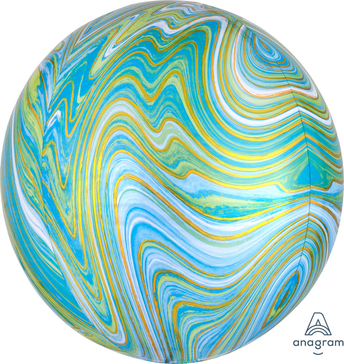 41393 Blue Green Marblez