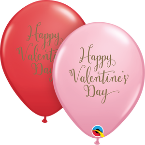 46062 Happy Valentine's Day Script 11" Round