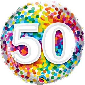 49543 50 Rainbow Confetti