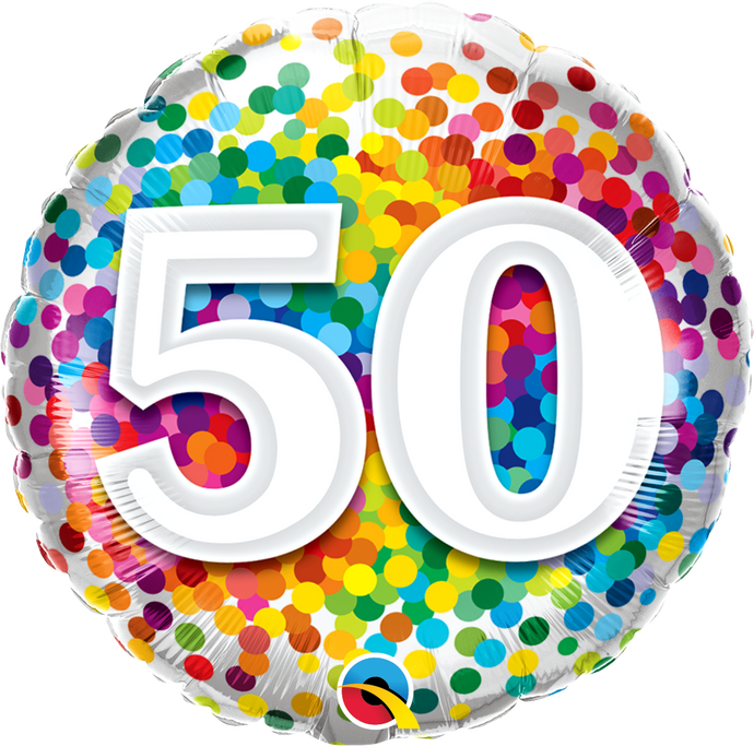 49543 50 Rainbow Confetti