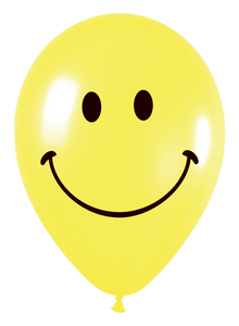 50595 Smiley Face Yellow 11" Round