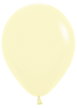 Load image into Gallery viewer, 155111 Pastel Matte Yellow 18&quot; Round (25ct)
