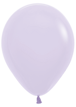 Load image into Gallery viewer, 155357 Pastel Matte Lilac 18&quot; Round (25ct)
