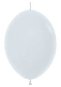 54002 Fashion White 12" Link-O-Loon Balloons
