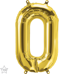 59041 Air Fill Number "0" Gold 16in