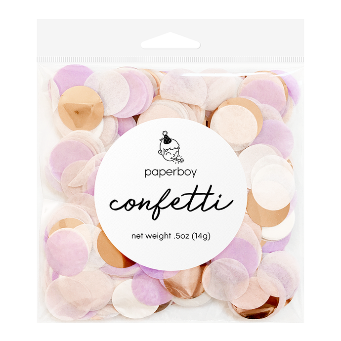 Confetti - Lilac & Rose Gold