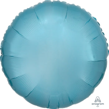80045 Metallic Pearl Pastel Blue Round