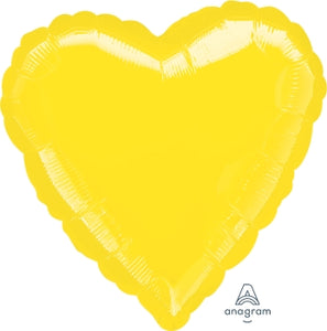 80049 Metallic Yellow Heart