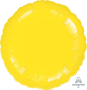 80050 Metallic Yellow Round
