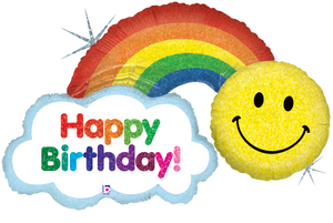 85674 Birthday Smiley Rainbow