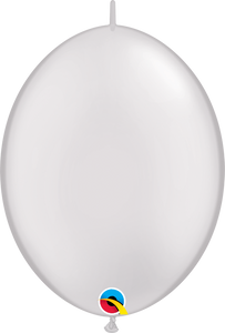 90268 Pearl White 6" QuickLink® Balloons