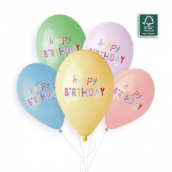 940350 Gemar Happy Birthday Sweet Assortment 13" Round (50ct)