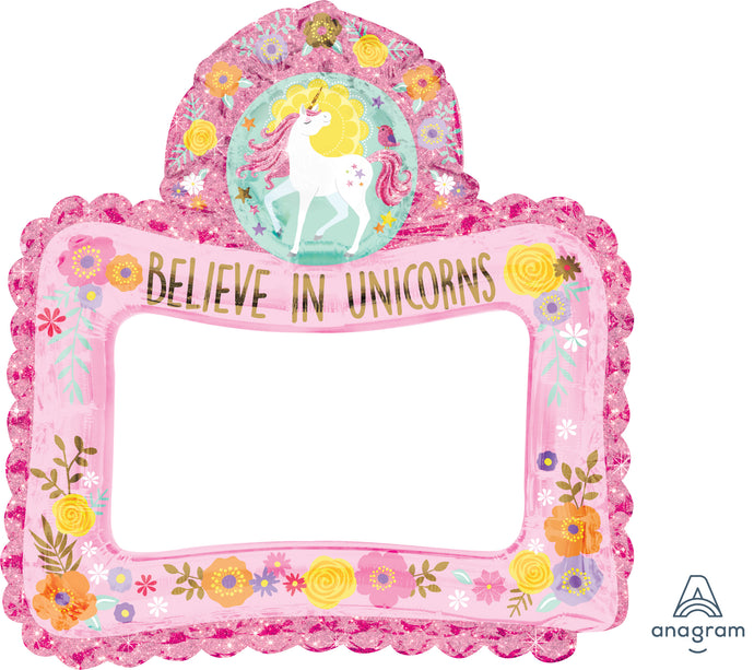 110477 Selfie Frame Magical Unicorn