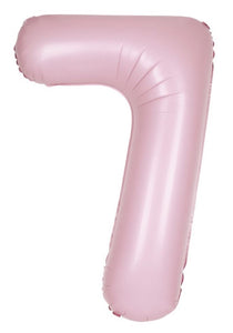 13887 Number "7" Matte Pink