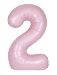 13882 Number "2" Matte Pink