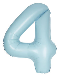 13894 Number "4" Matte Blue