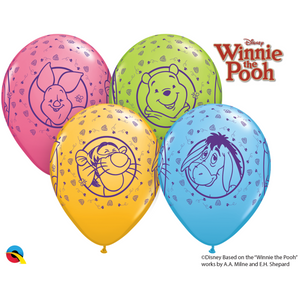 73559 Pooh Characters Assorted 11" Round