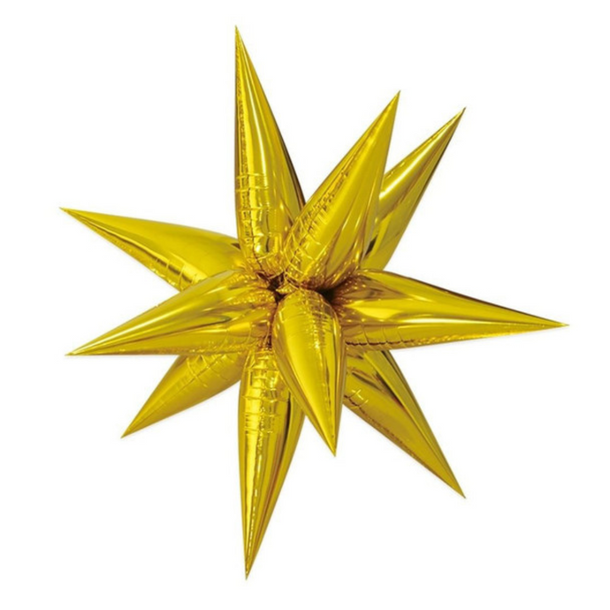 01243 Exploding Star Large Gold
