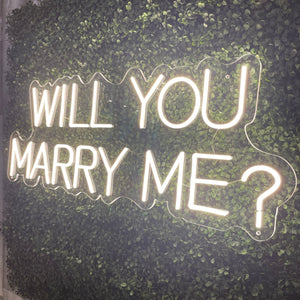 Will You Marry Me? Neon Sign Rental