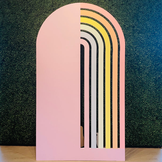 6.5ft Half Rainbow Panel Rental