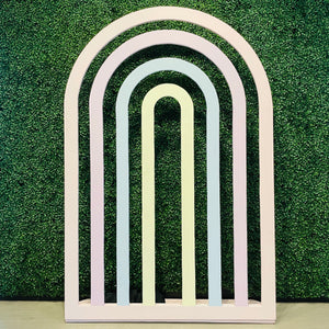 6ft Pastel Rainbow Panel Rental
