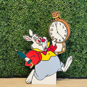 3ft White Rabbit Cutout Rental
