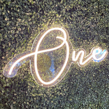 Load image into Gallery viewer, One Neon Sign Rental - Cursive
