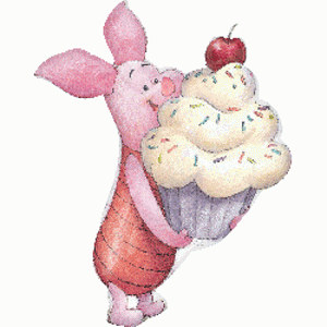 26344 Piglet & Cupcake