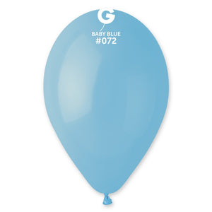 117202 Gemar Macaron Baby Blue 11-12" Round (50ct)