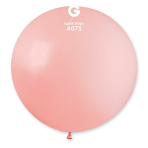 329926 Gemar Macaron Baby Pink 31" Round (1ct)