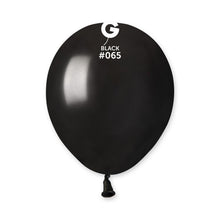 Load image into Gallery viewer, 056518 Gemar Metallic Black 5&quot; Round (100ct)
