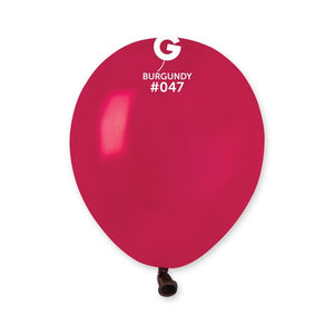054712 Gemar Burgundy 5" Round (100ct)