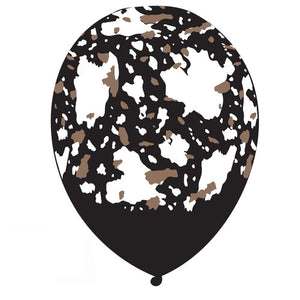 66018 BCT Modern Cow Black 13" Round (50ct)