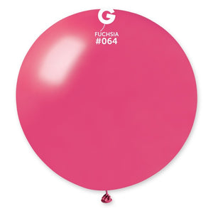340013 Gemar Metallic Fuchsia 31" Round