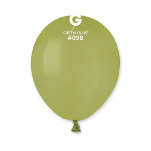 059816 Gemar Green Olive 5" Round (100ct)