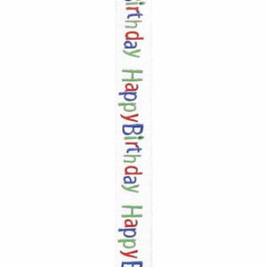 Printed Curling Ribbon - Happy Birthday
