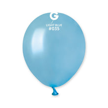 Load image into Gallery viewer, 053517 Gemar Metallic Light Blue 5&quot; Round (100ct)

