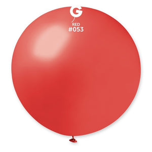 340358 Gemar Metallic Red 31" Round (1ct)