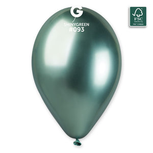 129359 Gemar Shiny Green 13" Round (25ct)
