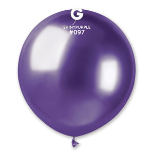 159752 Gemar Shiny Purple 19" Round (25ct)