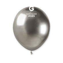 Load image into Gallery viewer, 058901 Gemar Shiny Silver 5&quot; Round (50ct)
