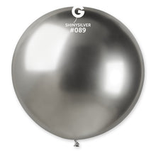 Load image into Gallery viewer, 342956 Gemar Shiny Silver 31&quot; Round (1ct)
