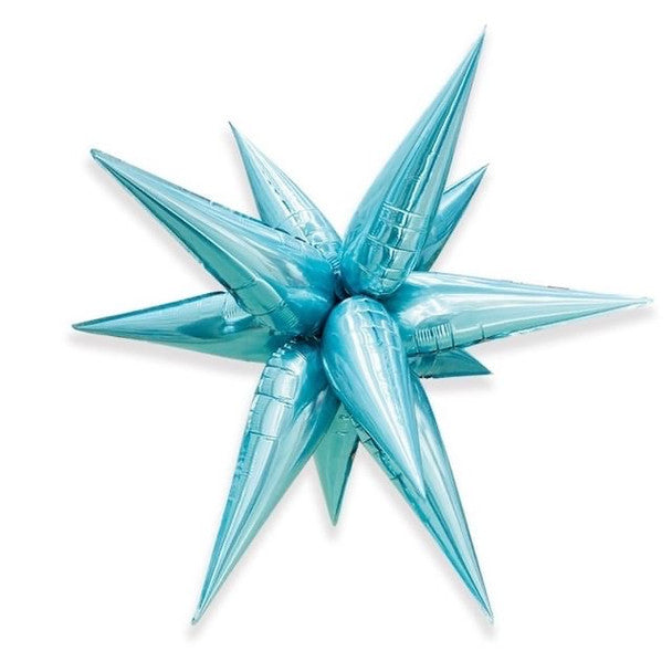 01116 Exploding Star Jumbo Pastel Blue