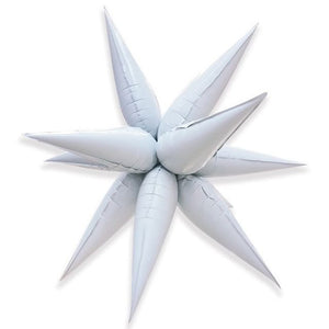 01259 Exploding Star Jumbo White