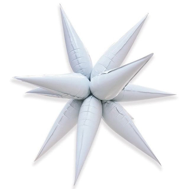 01259 Exploding Star Jumbo White