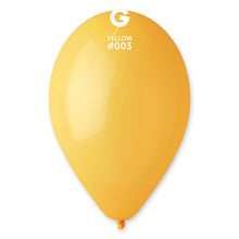 Load image into Gallery viewer, 110302 Gemar #003 Yellow 11-12" Round (50ct)
