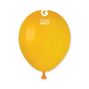 050318 Gemar #003 Yellow 5" Round (100ct)